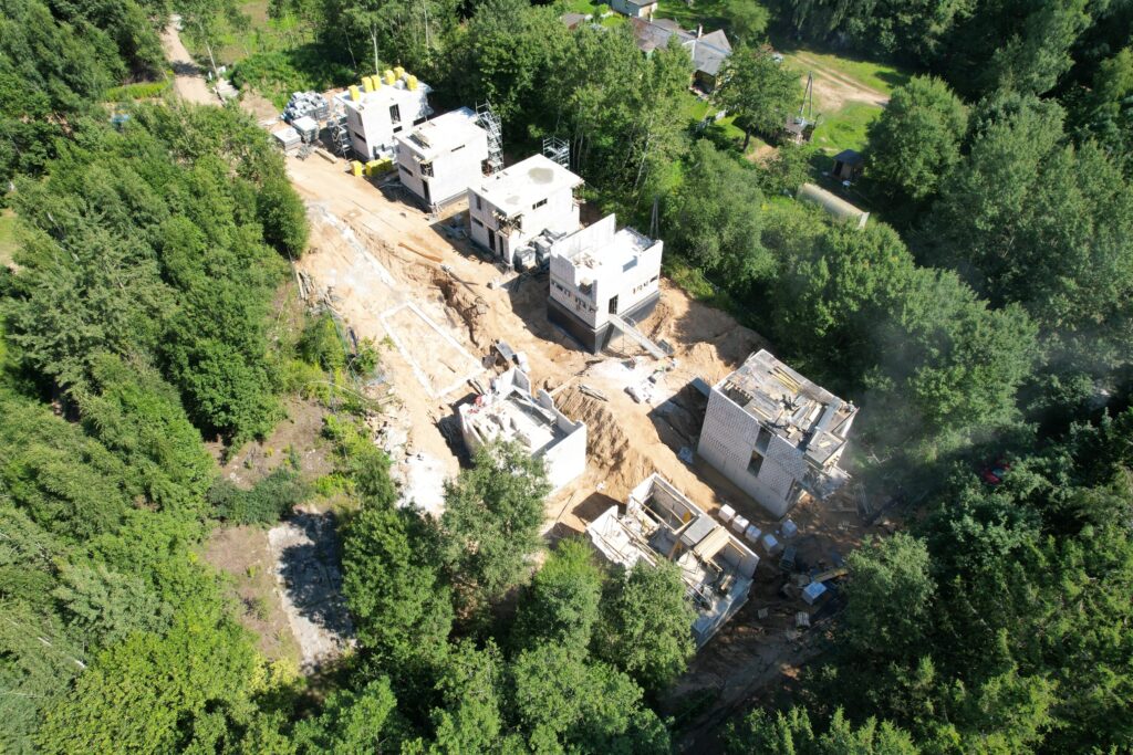 Visorių 21 (Visorių g. 21) - Row housing - construction photos