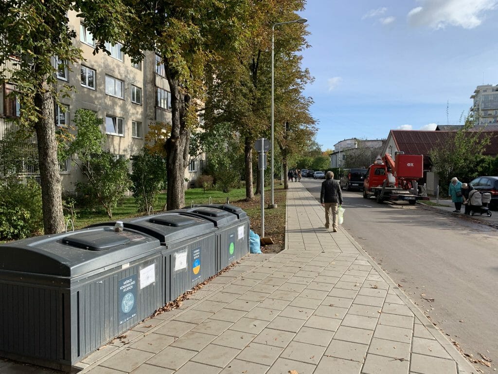 Žirmūnų trikampio modernizavimas (Tuskulėnų g.) - Bike path, Pedestrian path - construction photos
