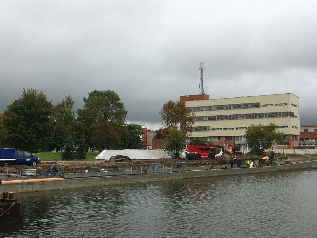 Danės krantinių rekonstrukcija (Danės g.) - Park - construction photos