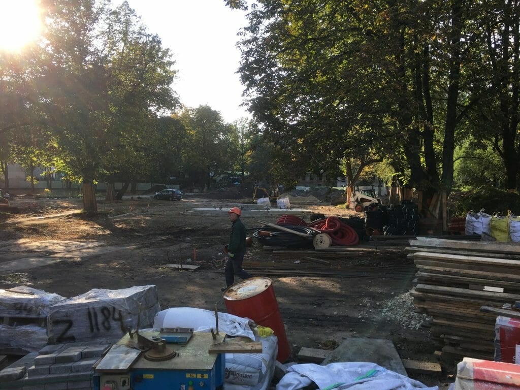 Reformatų parkas (Pylimo g.) - Parkas - statybų nuotraukos