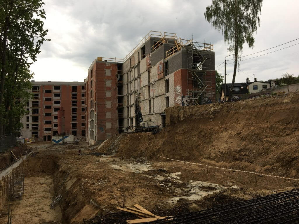 Sapiegų 19 (L. Sapiegos g. 19) - Multi apartment - construction photos