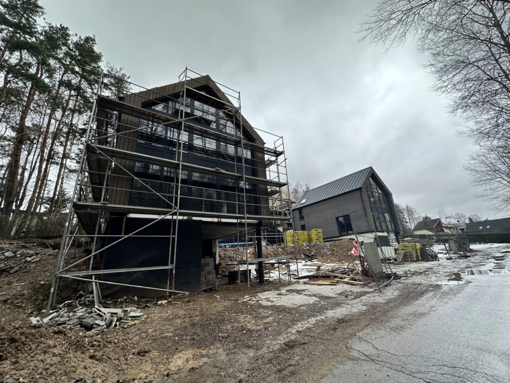 Pupojų g. 32, 34 (Pupojų g. 32, 34) - Private house community - construction photos