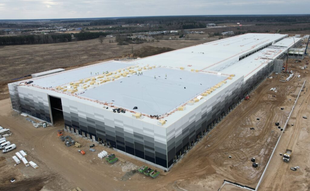 LIDL logistikos centras Jogėliškių g. 1 (Jogėliškių g. 1) - Warehouse / Distribution center - construction photos