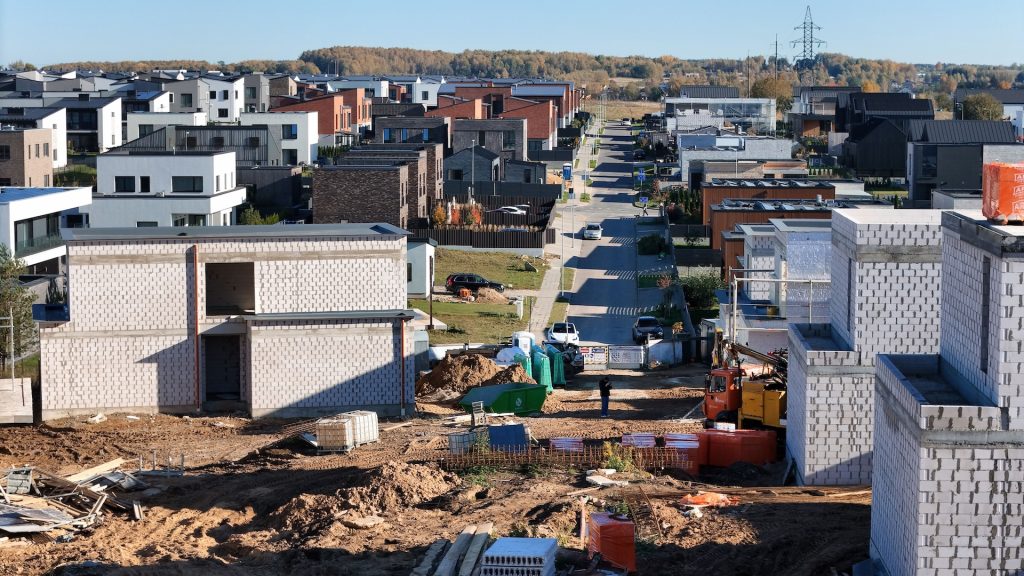 HALSO (Lukšinės g. 26, 28, 32, 34, Ašmenėlės g. 44) - Private house community - construction photos