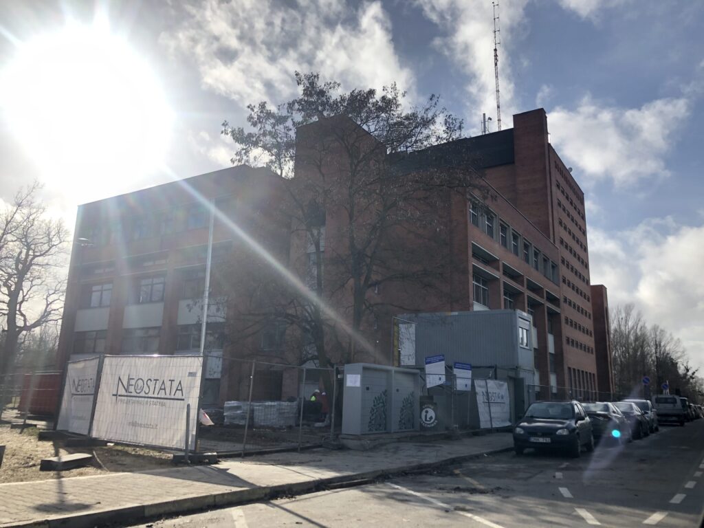 Kauno apskrities viešoji biblioteka (Radastų g. 2) - Library - construction photos