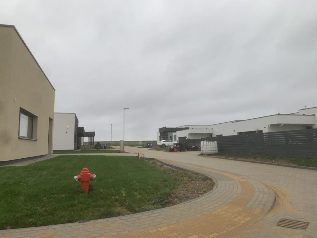 Šventapilis (Šventapilės g. 2, 4, 6, 8, 10, 12, 14, 16, 18, 20, 22, 24, 26, 28, 30, 32, 34, 36, 38, 40, 42, 44, 46, 48) - Private house community - construction photos