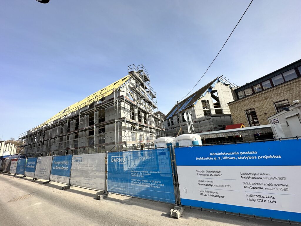 PAUPYS 8 etapas (Aukštaičių g. 2) - Daugiabutis, Verslo centras - statybų nuotraukos
