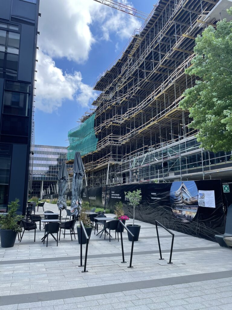 Business Stadium Central (Rinktinės g. 3) - Verslo centras - statybų nuotraukos