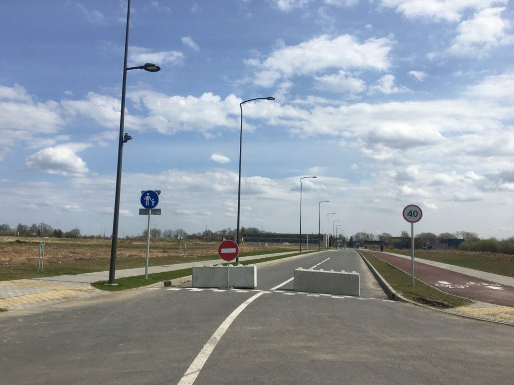 Aleksoto inovacijų pramonės parkas (Europos pr. 27) - Street - construction photos