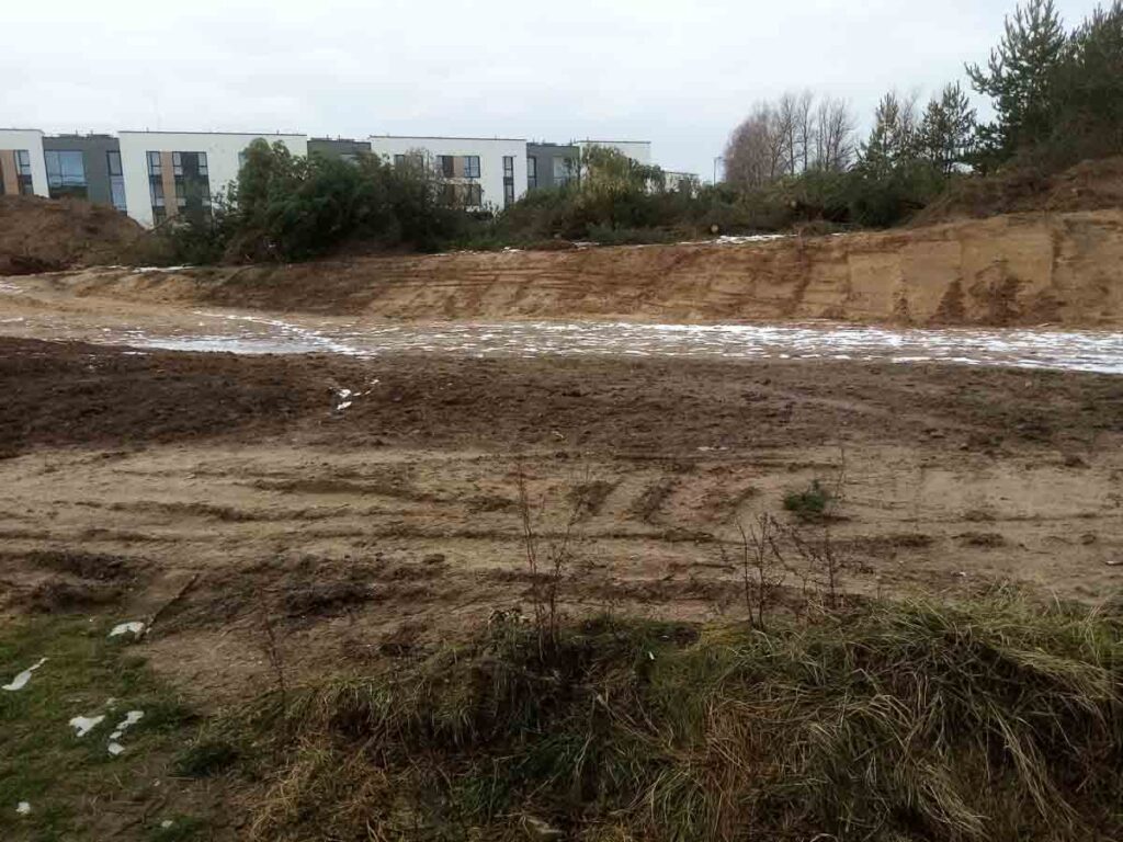 Gilužio g. (Gilužio g.) - Dviračių takas, Gatvė - statybų nuotraukos