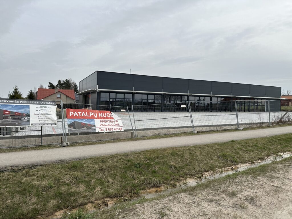Malūno g. 1 (Malūno g. 1, Gindulių k.) - Shopping center - construction photos