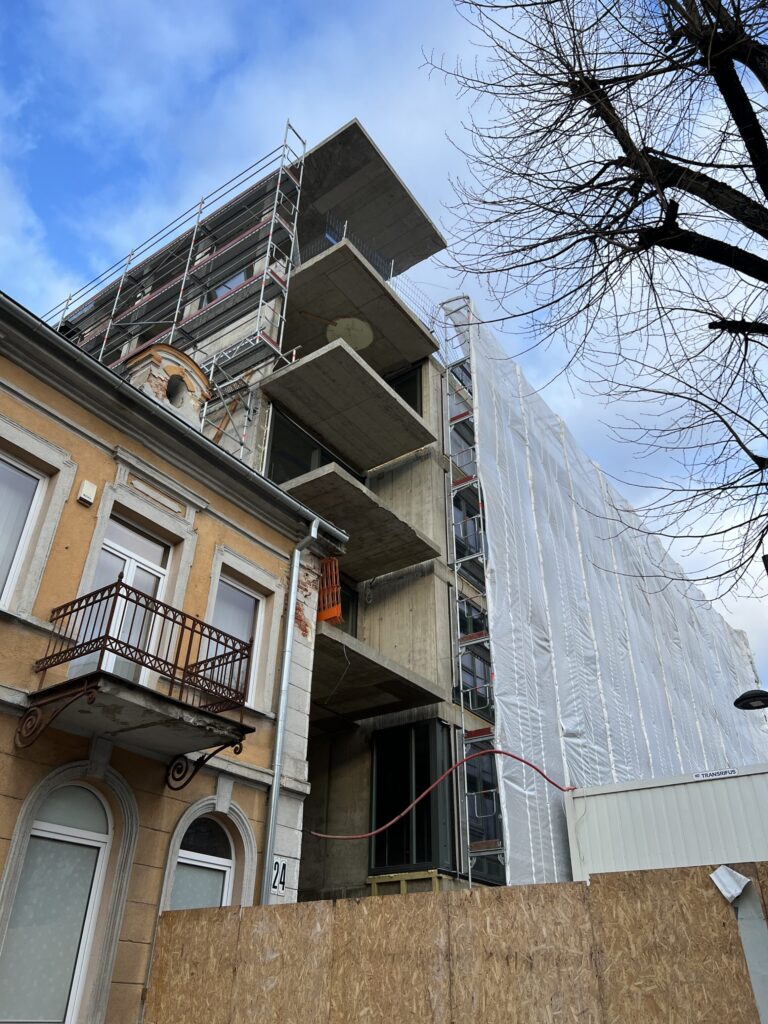 Alėja 18 (Laisvės al. 18) - Multi apartment - construction photos