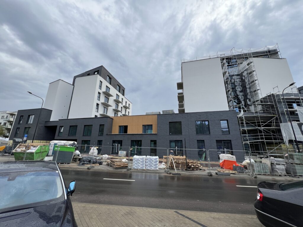Žvėryno City (Paribio g. 12) - Multi apartment - construction photos