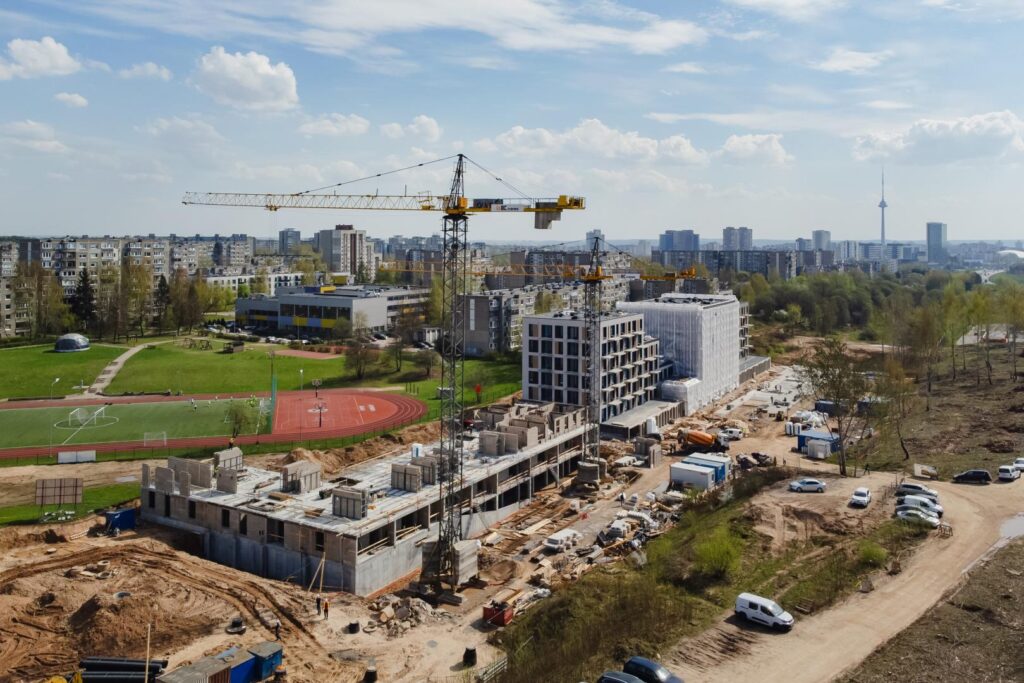 TALINO 2 etapas (N2, N3) (Rygos g. 58) - Multi apartment - construction photos