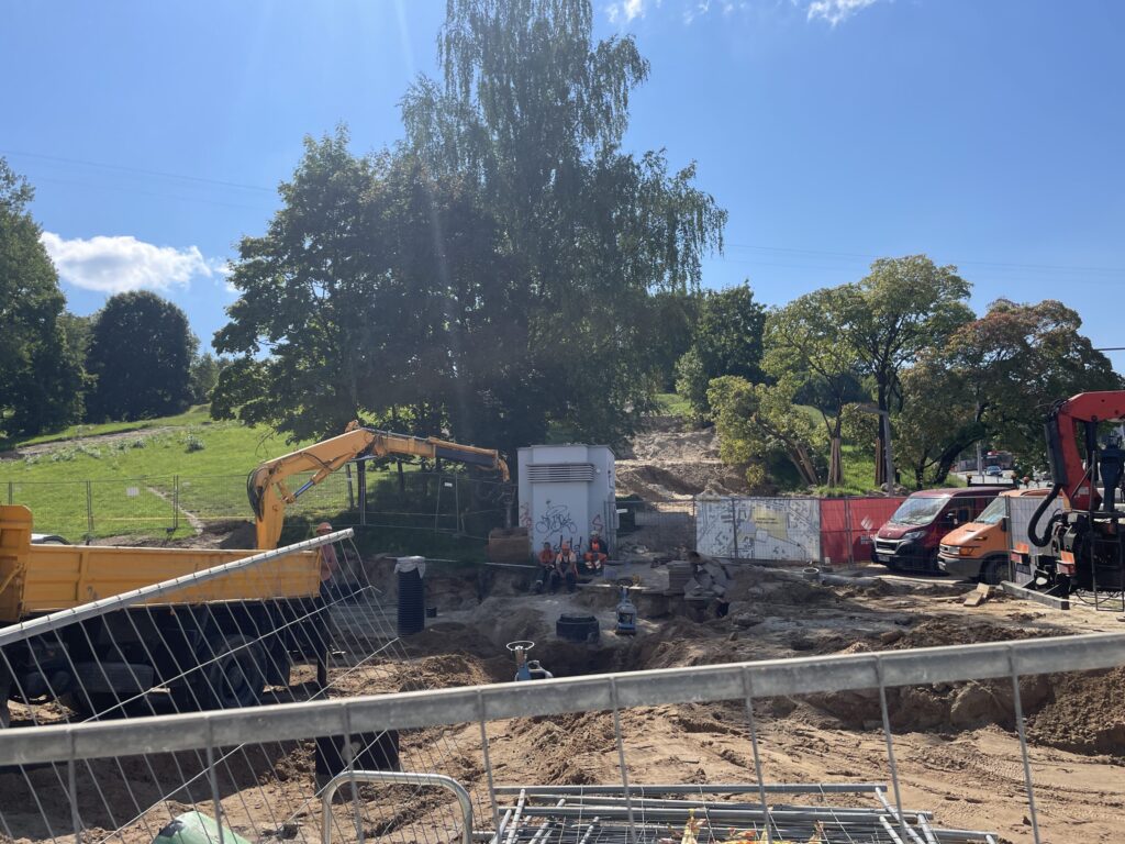 Tauro kalno parkas (V. Mykolaičio-Putino g.) - Park - construction photos