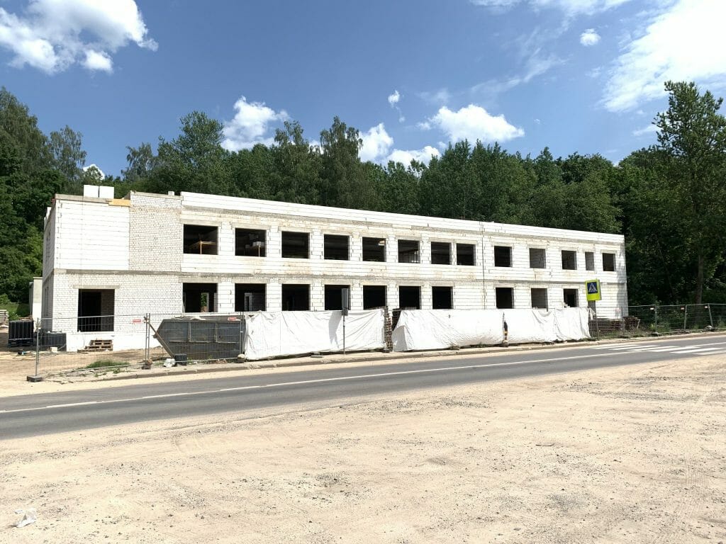 Vilniaus nakvynės namai (A. Kojelavičiaus g. 50) - Specialized care center - construction photos