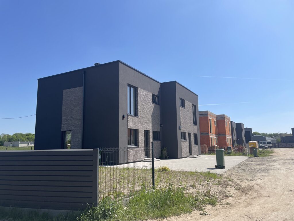 M. ir P. Šalčių g. 45-57 (M. ir P. Šalčių g. 45-57) - Rindu mājas - būvdarbu attēli