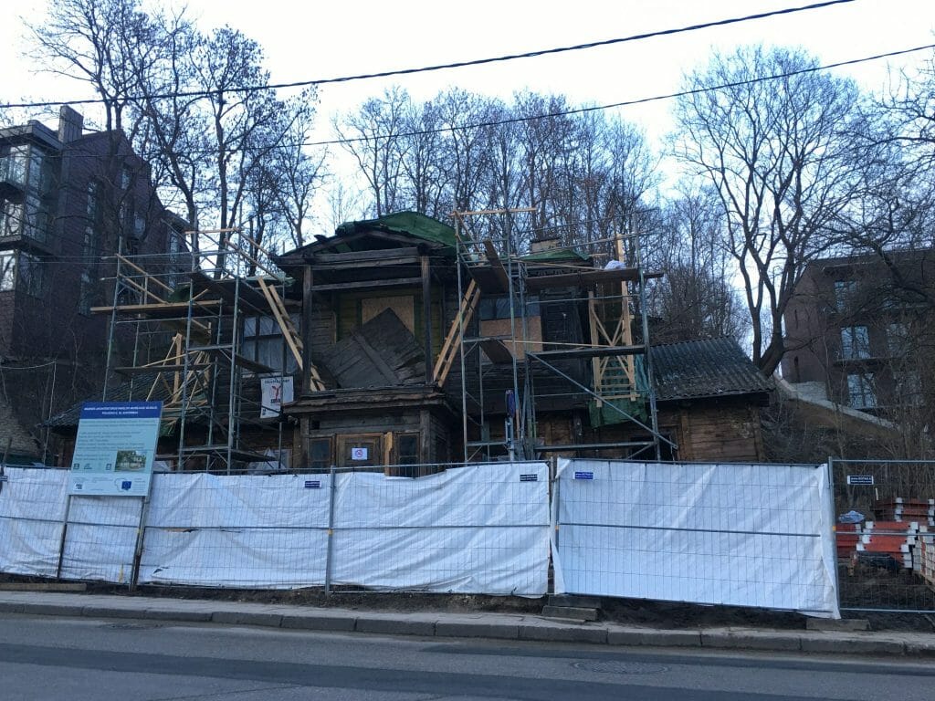 Medinės architektūros muziejus (Polocko g. 52) - Museum - construction photos
