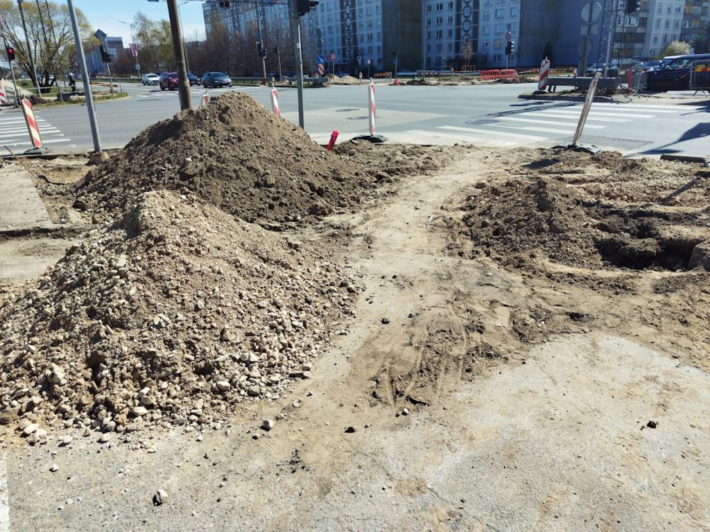 Velosipēdu ceļš Rīga - Ulbroka (Augusta Deglava iela) - Dviračių takas - statybų nuotraukos