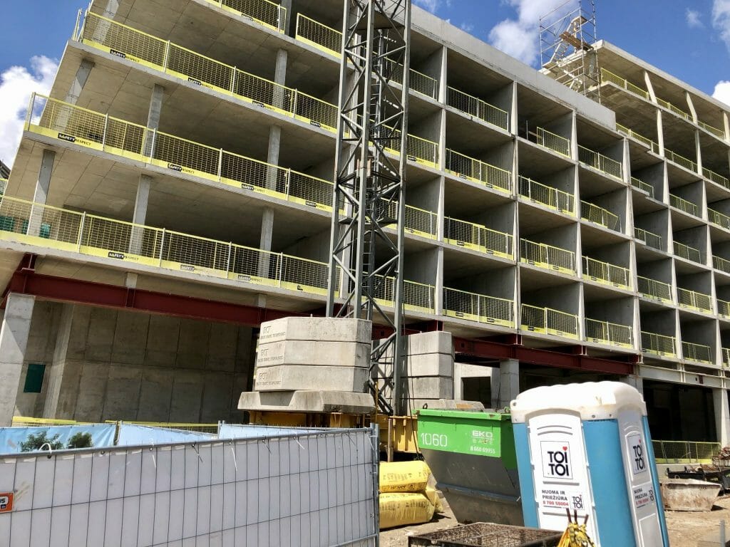 AMPÉRA (Rinktinės g. 2) - Daudzdzīvokļu nams, Biroju centrs - būvdarbu attēli