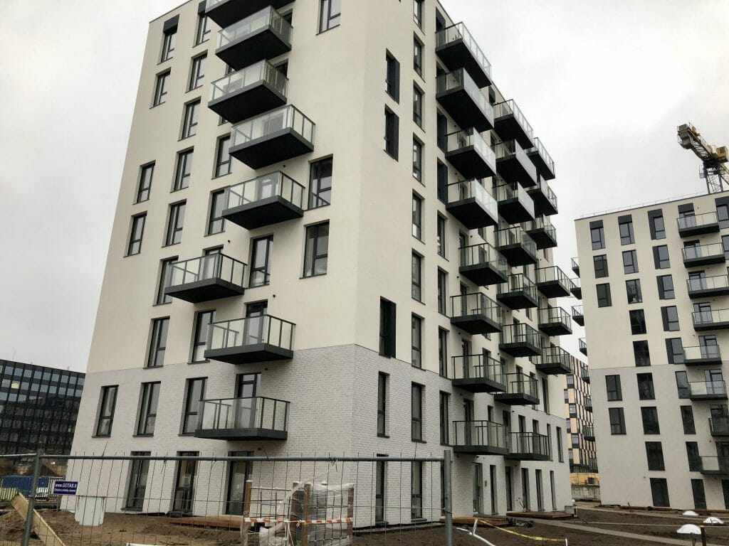 Centro rezidencija 3 etapas (Rinktinės g. 3) - Daugiabutis - statybų nuotraukos