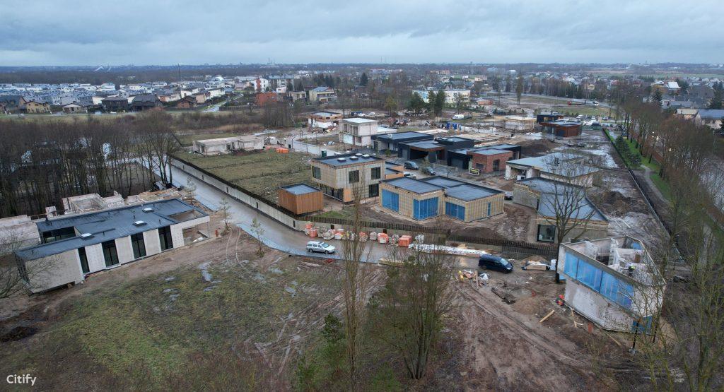 NOA namai (Perkūno al., Pūgos al., Kaitros al., Vandenio al.) - Private house community - construction photos
