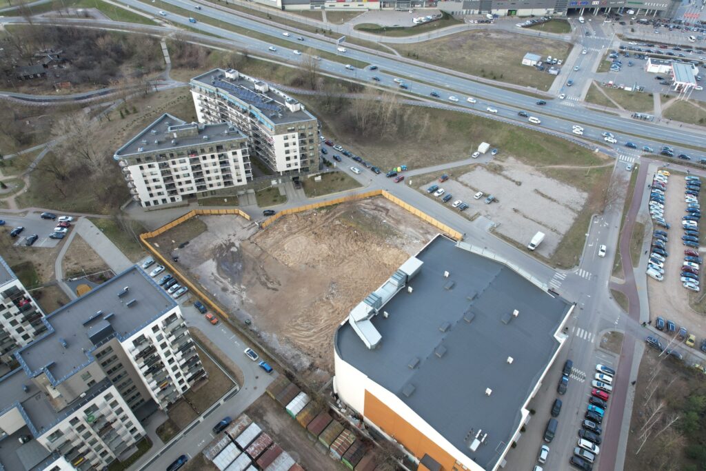 OXY Offices (Kernavės g. 86) - Biroju centrs - būvdarbu attēli