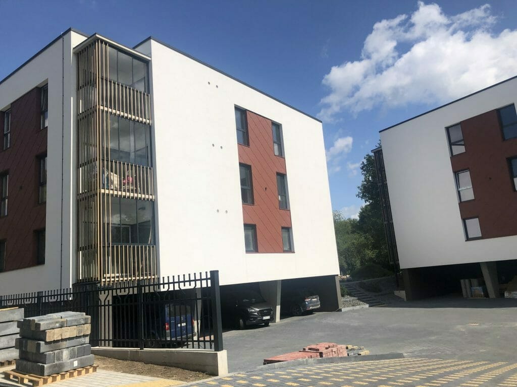 Panoramos trio (Amerikos Lietuvių g. 21) - Multi apartment - construction photos