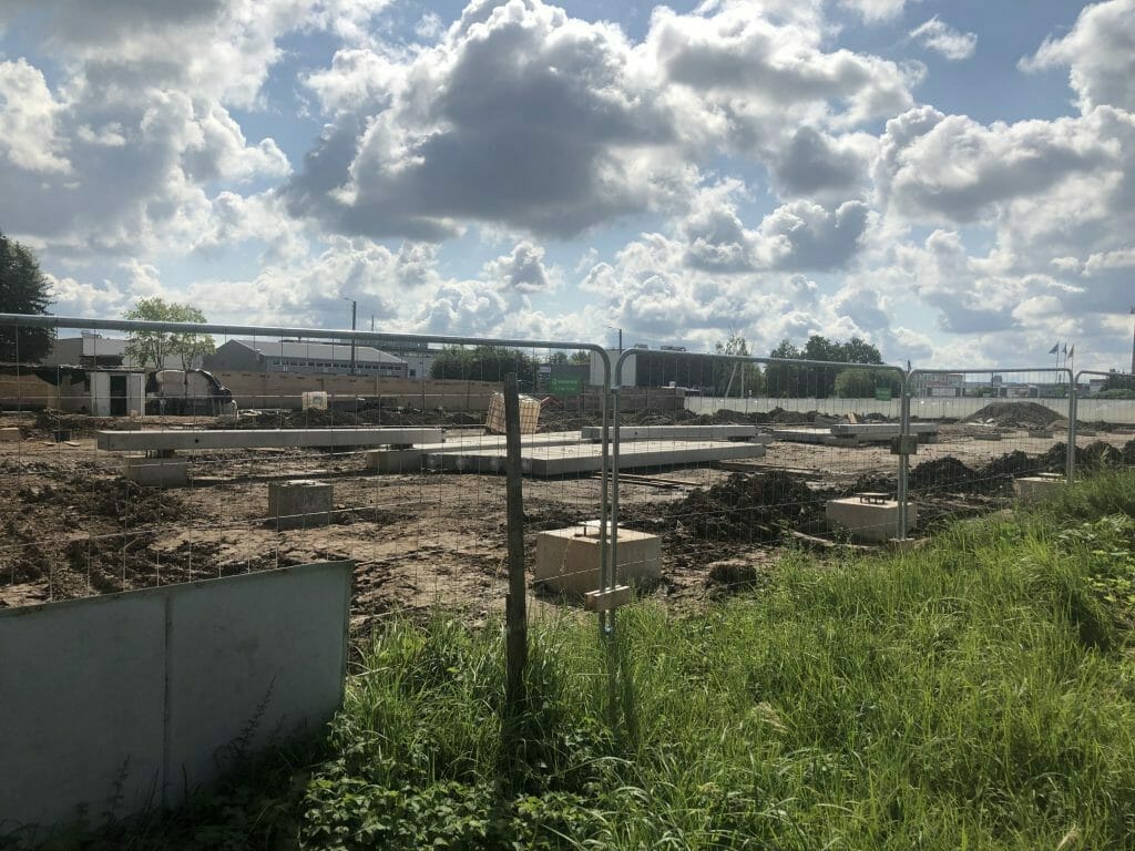 Garažų g. 7 (Garažų g. 7) - Shopping center - construction photos