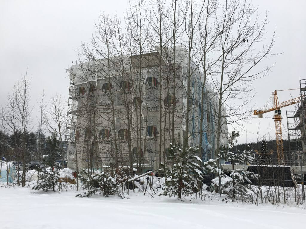 Lazdynėlių vingis 1-2 etapai (Lazdynėlių g. 38, 38A) - Multi apartment - construction photos