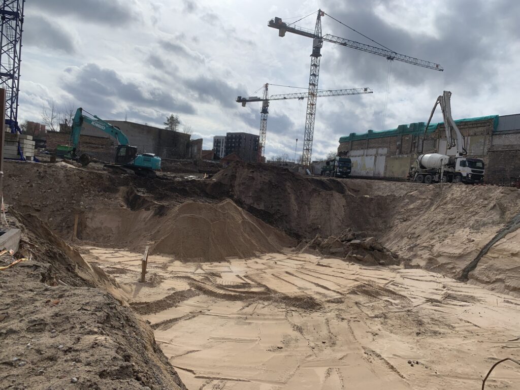 Stepono sodas (A, B, C, D) 1 etapas (Panerių g. 12) - Multi apartment - construction photos