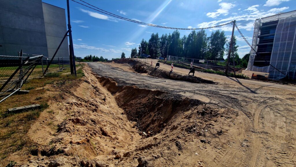 Karaliaučiaus g. atkarpa, Vištyčio g., J. Bretkūno g. atkarpa (Karaliaučiaus g., Vištyčio g., J. Bretkūno g.) - Bike path, Street - construction photos