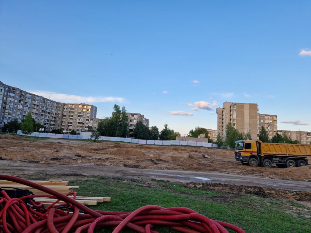 Lopšelis - darželis Tolminkiemio g. (Tolminkiemio g. 11A) - Pradinio ir antrinio ugdymo įstaiga - statybų nuotraukos