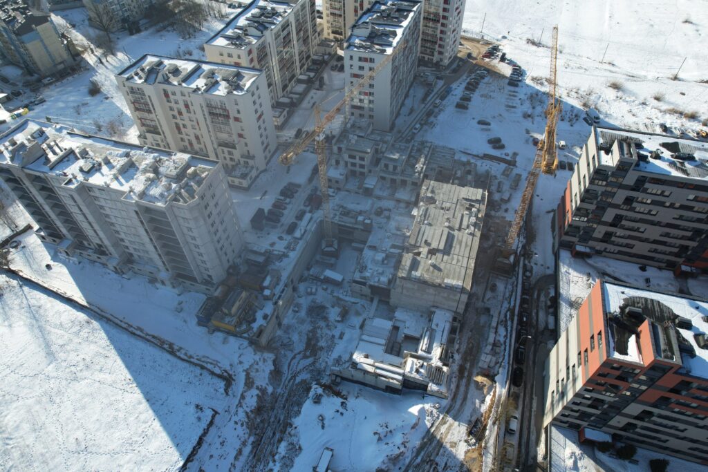 Leičių kiemas 6 etapas (Leičių g. 21) - Multi apartment - construction photos