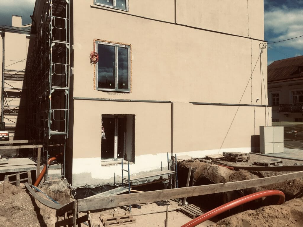 Radvilų rūmų pietų korpuso ir rytų paviljono atkūrimas (Vilniaus g. 24) - Museum - construction photos