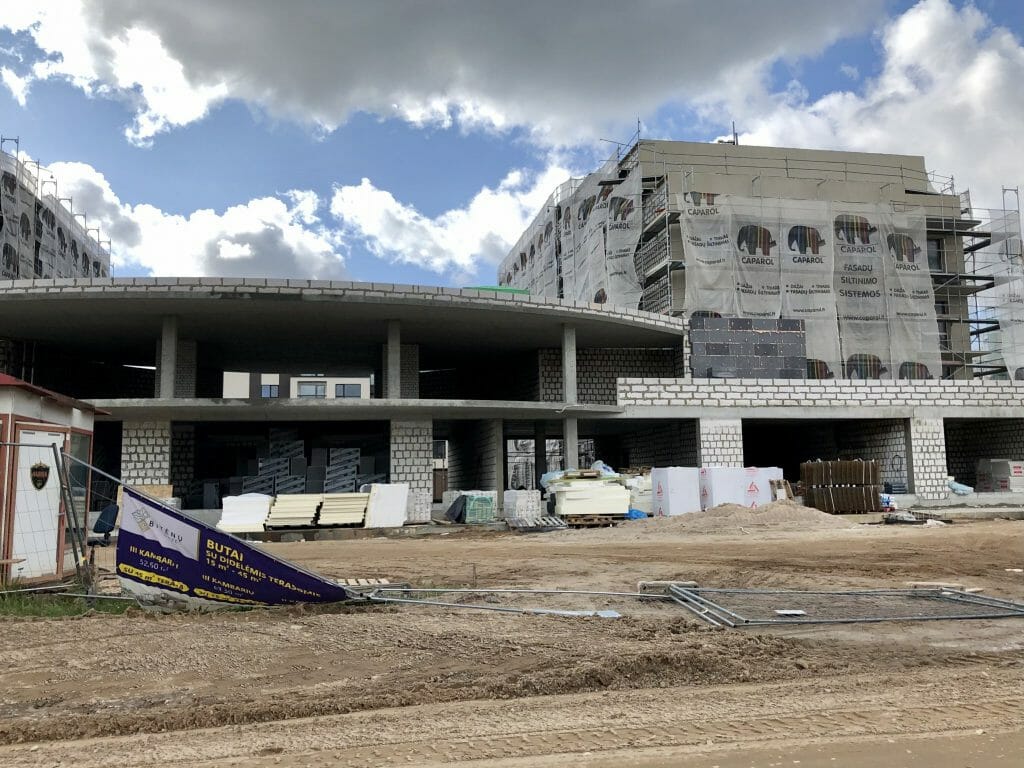 Bitėnų oazė 1-2 etapai (Bitėnų g. 3D, 1B) - Multi apartment - construction photos