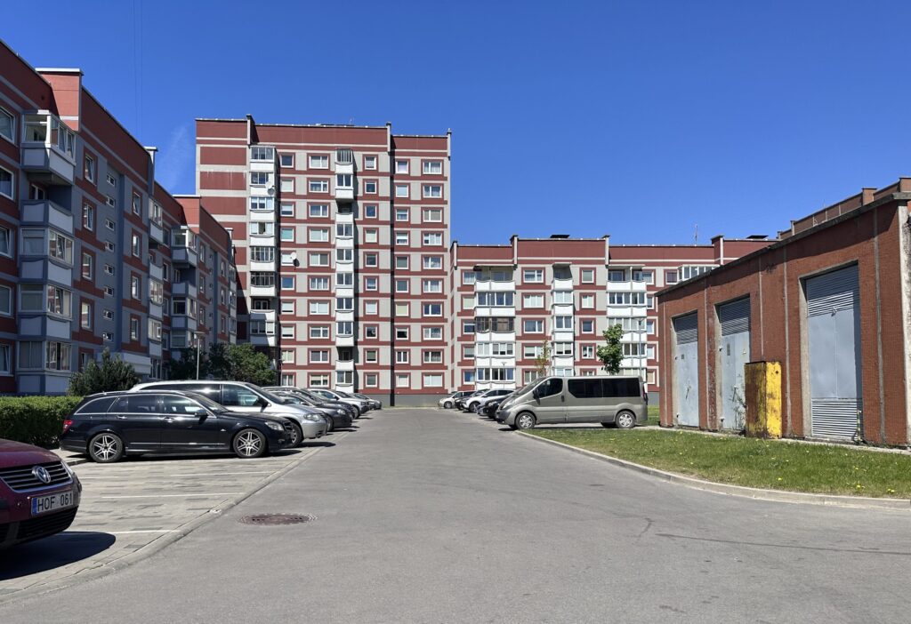 Statybininkų pr., Žardininkų g. kiemų sutvarkymas (Statybininkų pr., Žardininkų g.) - Kelias - statybų nuotraukos