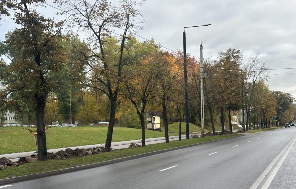 Šeimyniškių g. dviračių takas (Šeimyniškių g.) - Velosipēdu ceļš - būvdarbu attēli