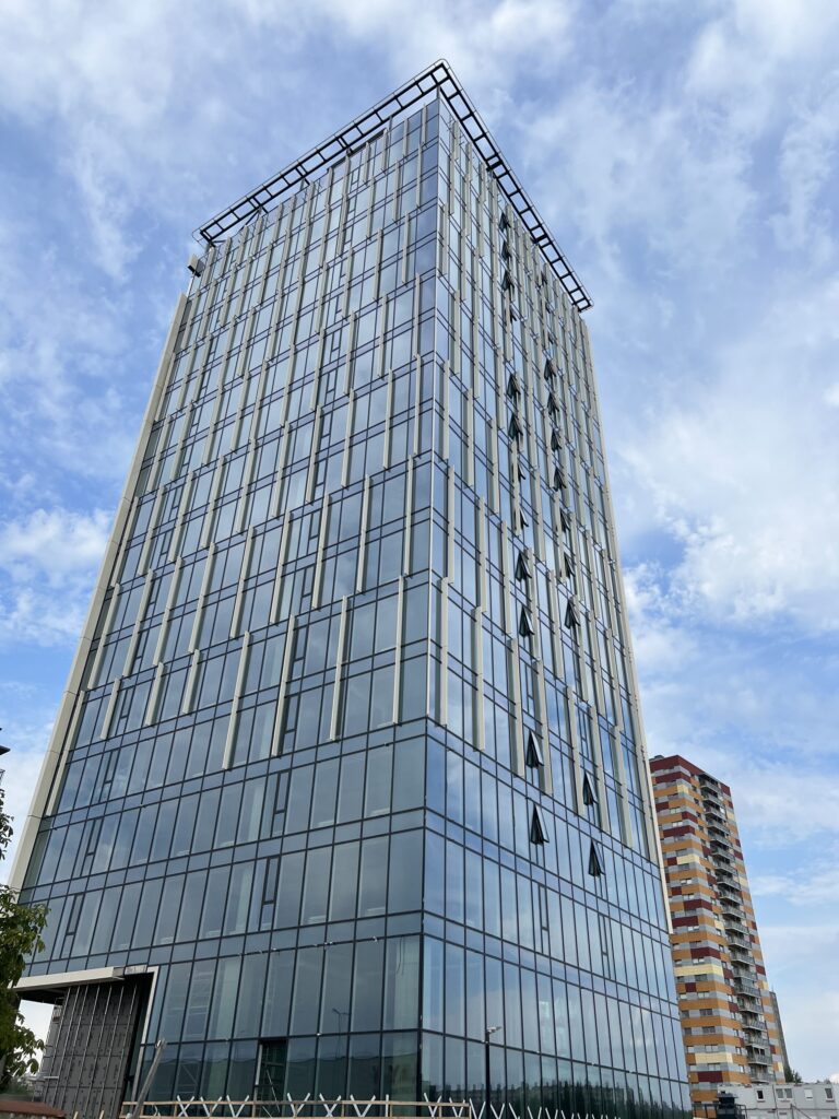 Sky Office (Spaudos g. 7) - Office center - construction photos