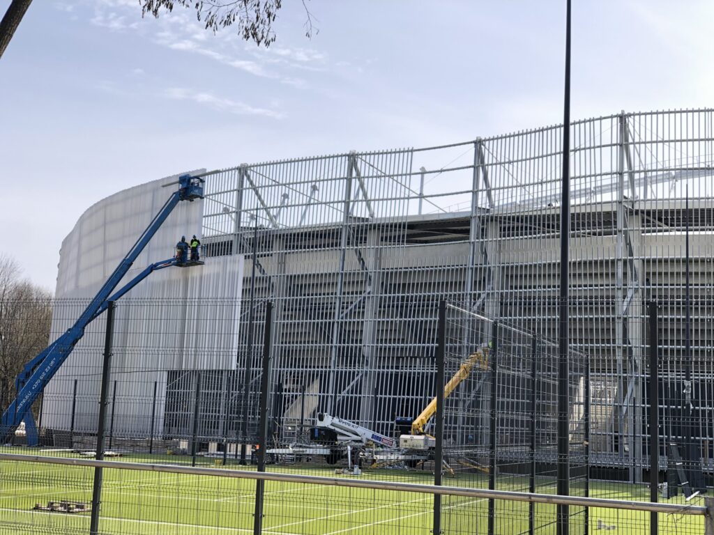 Dariaus ir Girėno stadionas (Perkūno al. 5) - Sports arena - construction photos