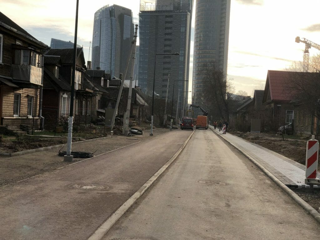 Giedraičių ir S. Fino g. (Giedraičių g.) - Bike path, Street - construction photos