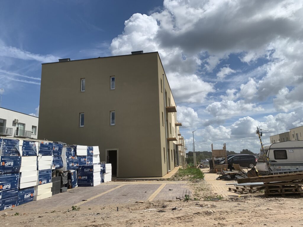 Auksinė kalva 4 etapas (K. Čerbulėno g. 100) - Multi apartment - construction photos