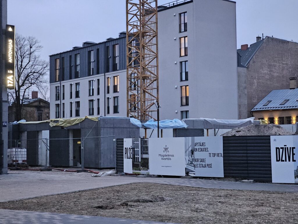 Magdelēnas kvartāls 3. kārta - Strēlnieku iela 4C (Strēlnieku iela 4C) - Daugiabutis, Kita komercija - statybų nuotraukos