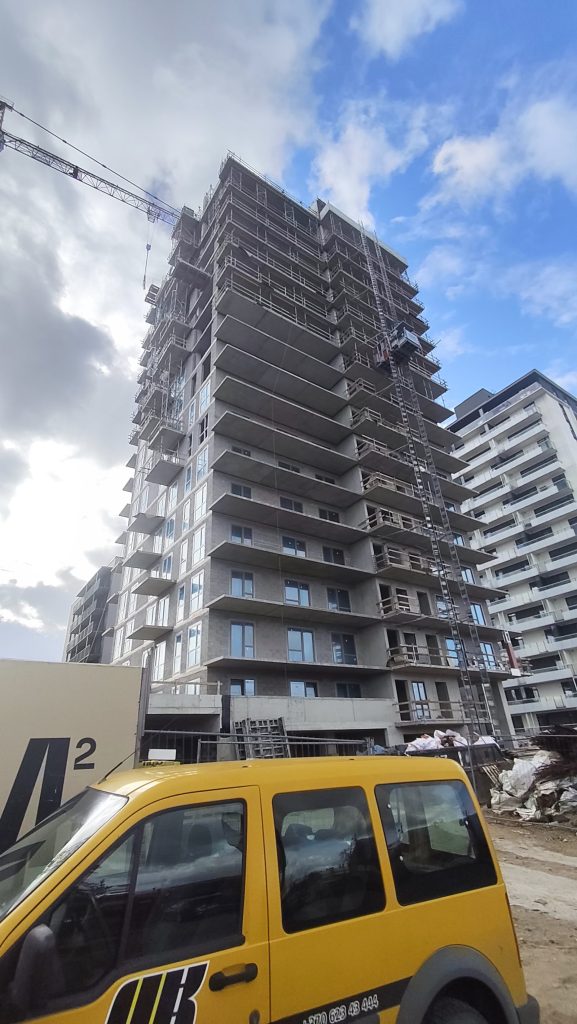 Newton 1 etapas (K1) (Viršuliškių skg. 8) - Multi apartment - construction photos