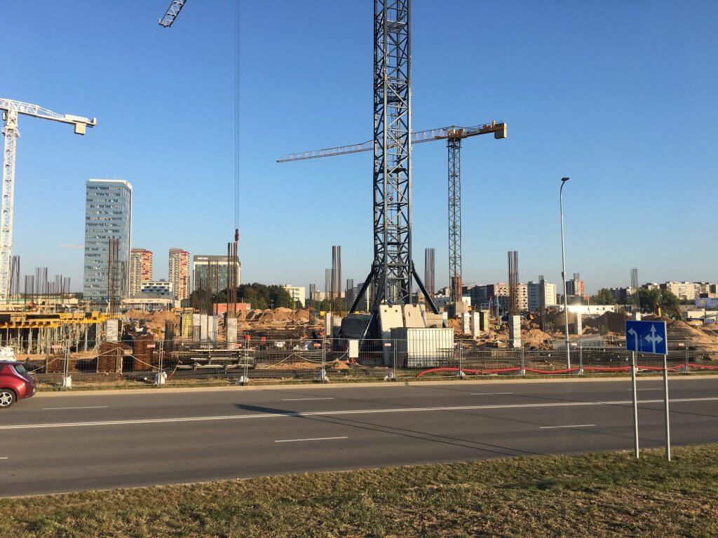 Vilnius OUTLET (Vytauto Pociūno g. 8) - Shopping center - construction photos