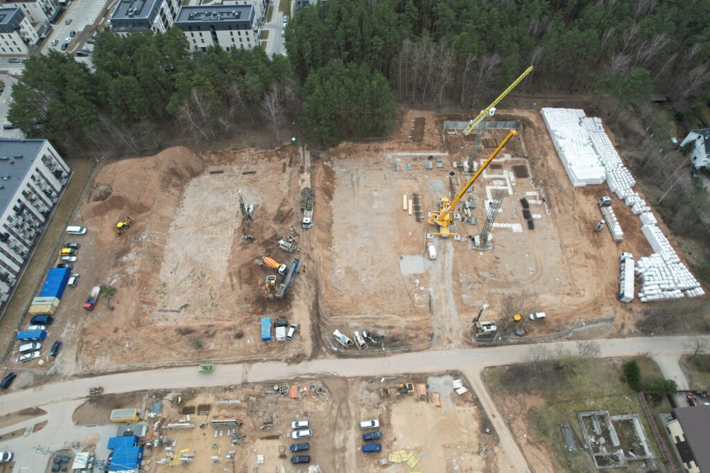 Pušų parkas (Lietaus g. 7) - Daudzdzīvokļu nams - būvdarbu attēli