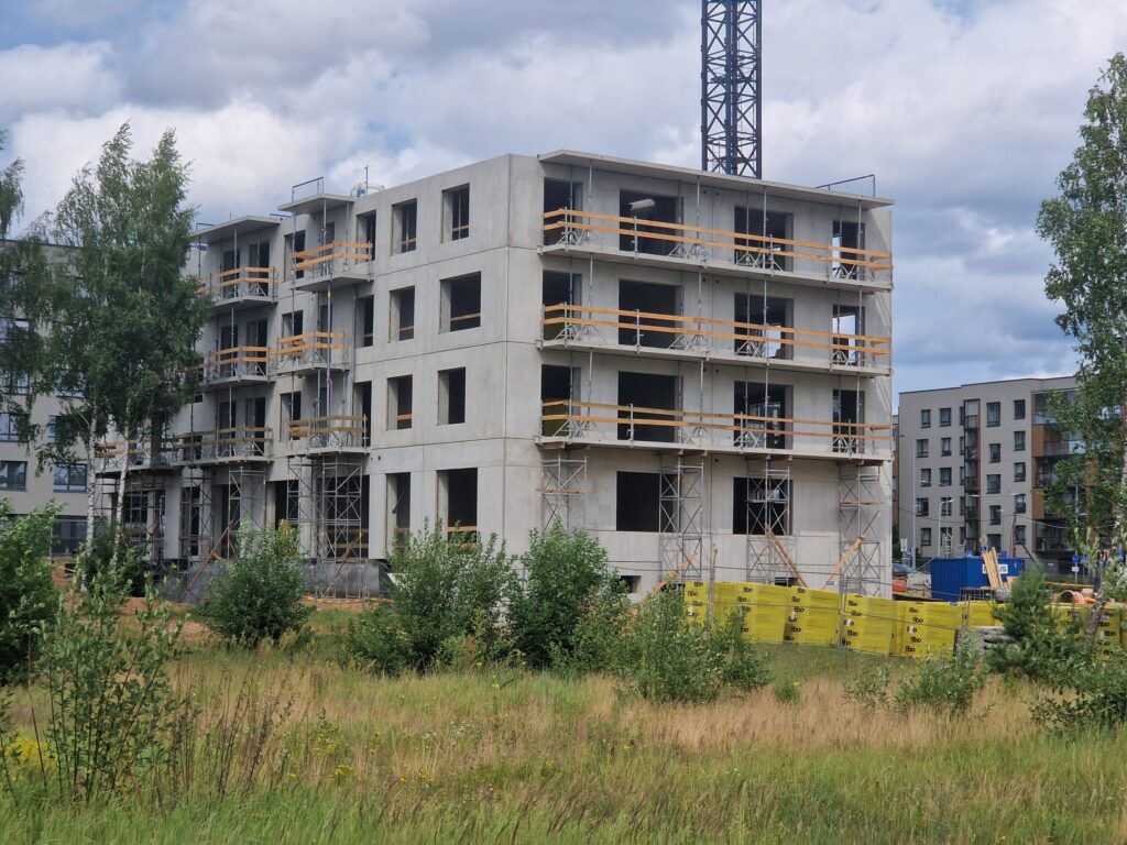 Martyno namai 3 etapas (A korpusas) (M. Mažvydo g. 30) - Multi apartment - construction photos