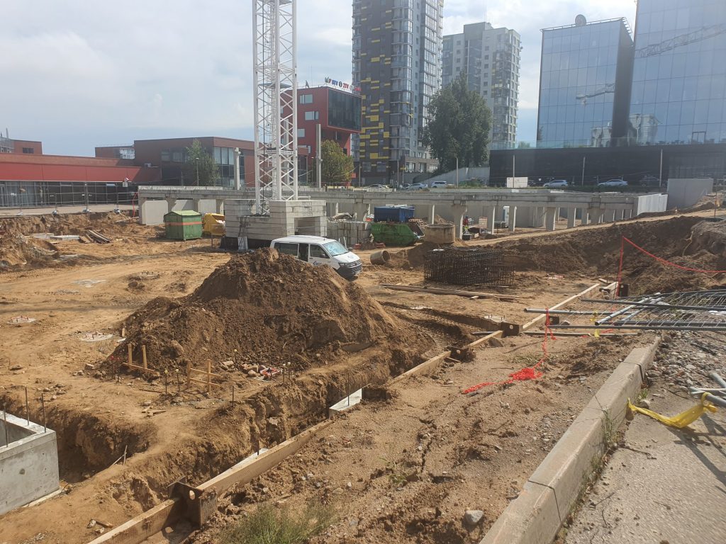 PC PIKAS (Ukmergės g. 221) - Shopping center - construction photos