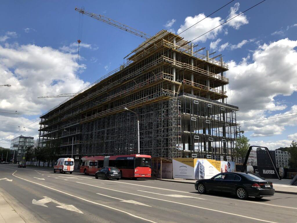 Business Stadium North (Rinktinės g. 3) - Verslo centras - statybų nuotraukos