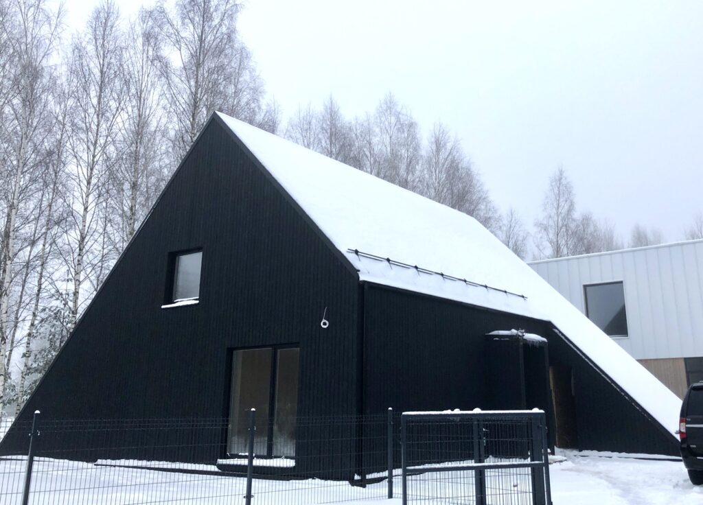 Live in wood (Šumsko g. 312, 314, 316, 318) - Private house community - construction photos